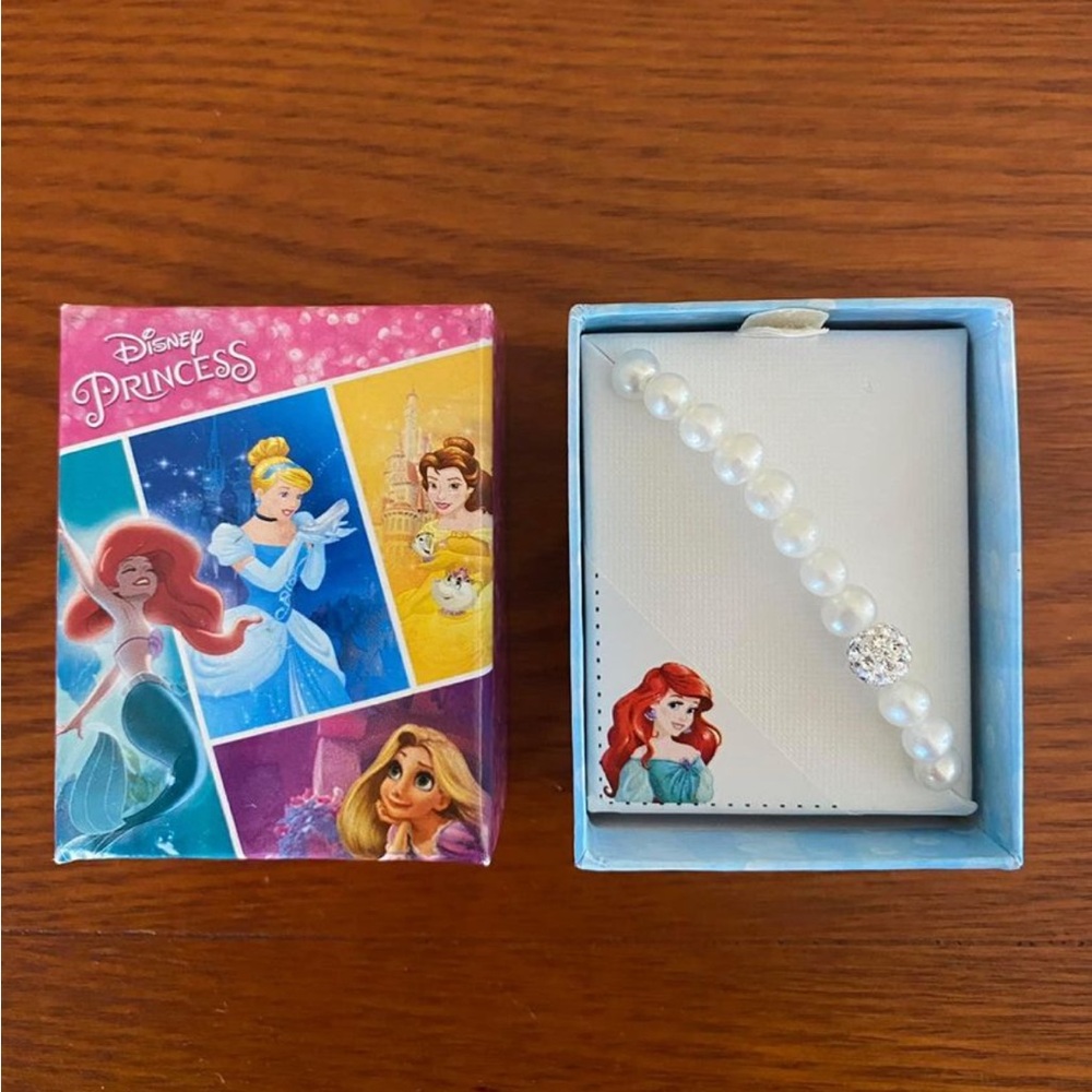 NIB Little Girl’s Crystal Accents Cultured Fresh Water Pearl Bracelet (5 inches)